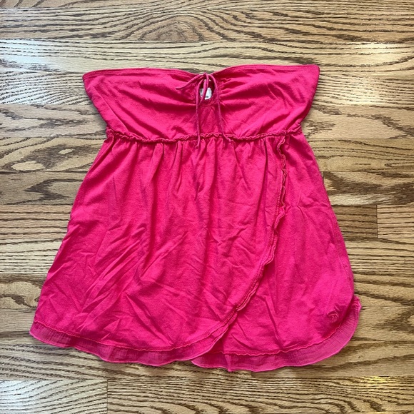 Abercrombie & Fitch Tops - y2k abercrombie & fitch pink tube top
